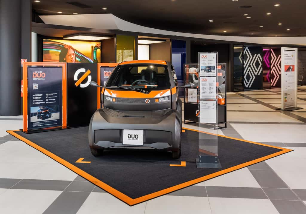 Le style s'inspire du Renault Twizy avec une touche de modernité et de confort bienvenue. © Mobilize